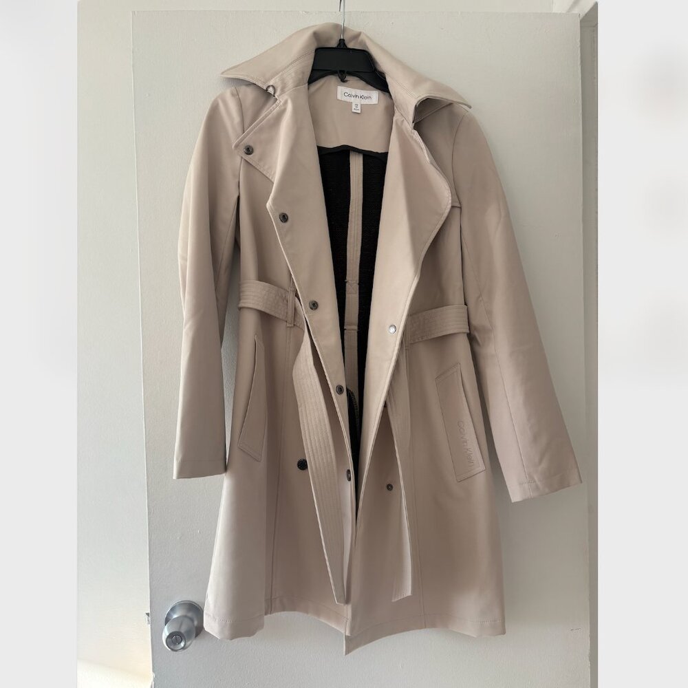 Calvin Klein Belted Trench Coat